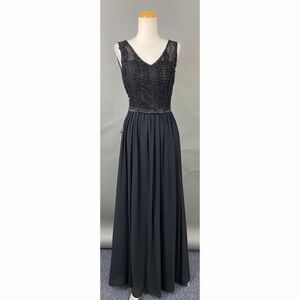 Neslay Sleeveless Black Dress Small